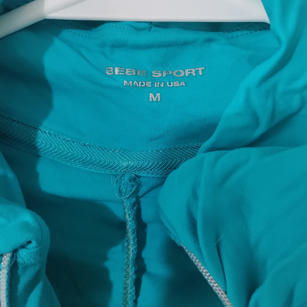 Bebe Teal Ruched Jacket - Picture 3 of 4